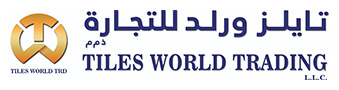 tiles world trading logo white
